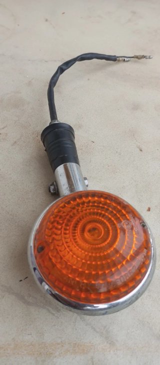 Intermitente moto naranja