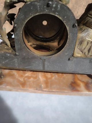 Reloj de sobremesa antiguo bronce