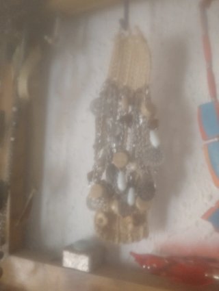 Brazalete dorado y plateado