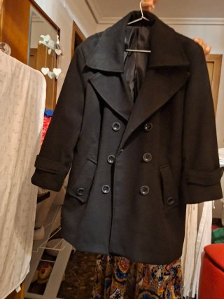 Cappotto nero donna taglia 54