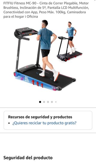 Cinta de correr andar nueva