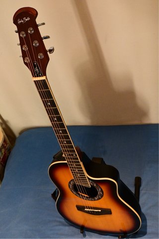 Harley Benton HBO-600SB Guitarra Electroacústica
