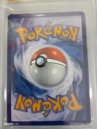 Mew EX y Mewtwo EX Gem Mint 10 las 3 cartas