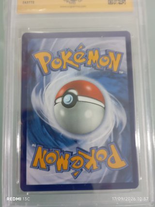 Mew EX y Mewtwo EX Gem Mint 10 las 3 cartas