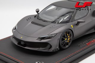BBR Ferrari 296 Speciale Grigio Silverstone 1:18