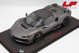 BBR Ferrari 296 Speciale Grigio Silverstone 1:18