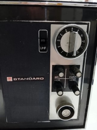 Televisor portátil Standard antiguo
