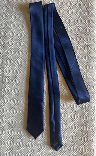 Cravatta blu Made in Italy