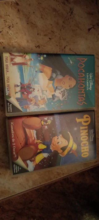 Películas Disney VHS (Español)