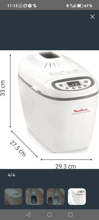 Panificadora Moulinex Home Bread Baguette