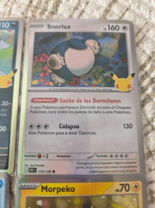 Lote Cartas Pokémon 30 Aniversario