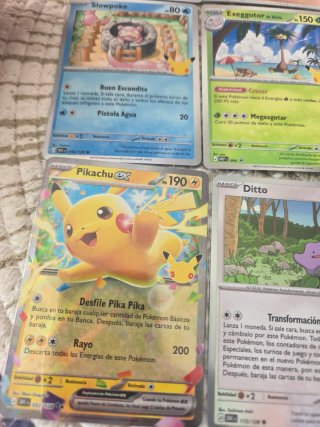 Lote Cartas Pokémon 30 Aniversario