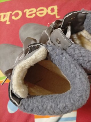 Botas grises T40, zapatos, botines