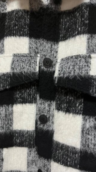 Cappotto H&M a quadri in lana da donna