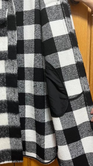 Cappotto H&M a quadri in lana da donna