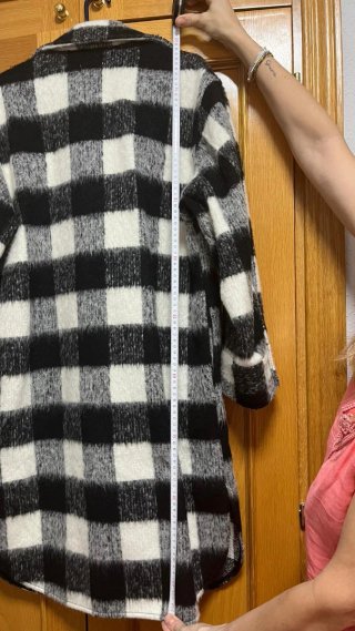 Cappotto H&M a quadri in lana da donna