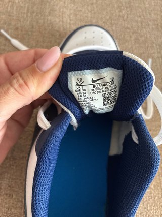Zapatillas Nike niño azul y blanco