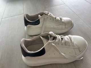 Sneakers Alexander McQueen Uomo Nero/Bianco