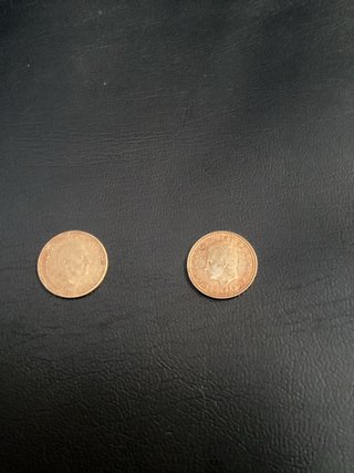 Pareja Monedas 1 Peseta