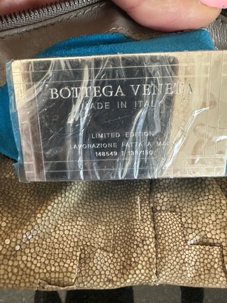 Bolsos Bottega Veneta Piel de Raya Vintage Beige