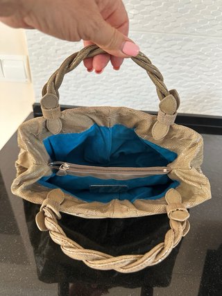 Bolsos Bottega Veneta Piel de Raya Vintage Beige