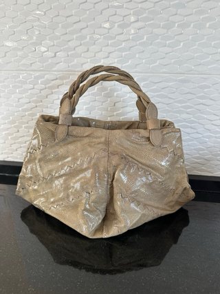 Bolsos Bottega Veneta Piel de Raya Vintage Beige