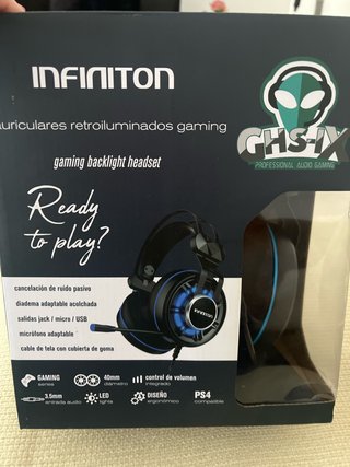 Auriculares Gaming INFINITON GHS-IX Retroiluminado