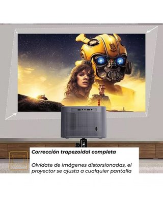 Proyector Inteligente Saturn Q9 Gris/Dorado