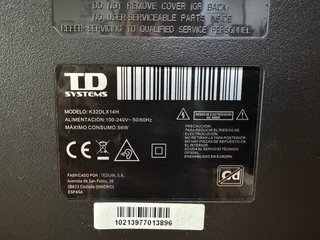 Televisor TDSystems 32” con Chromecast