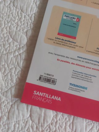 Libros de Francés 2Eso Parcours A2 Santillana