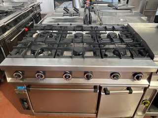 Cocina Profesional Repagas 6 Fuegos con Horno