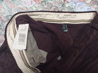 Pantalón de pana Mango talla M