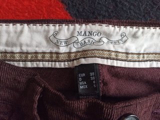 Pantalón de pana Mango talla M