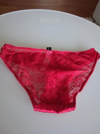 Mutandine Emporio Armani rosse pizzo