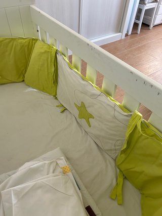 Cuna/cama 140x70cm blanca