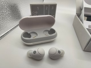 Cuffie Sony WF-C700N Noise Cancelling Bluetooth Wireless IPX4 Bianchi con Box