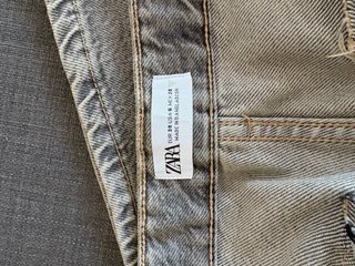 Pantalón cargo vaquero gris