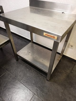Mesa industrial acero inoxidable