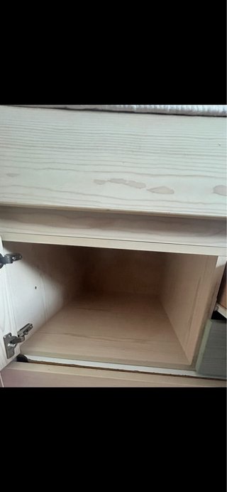 Cama nido de madera con cajones