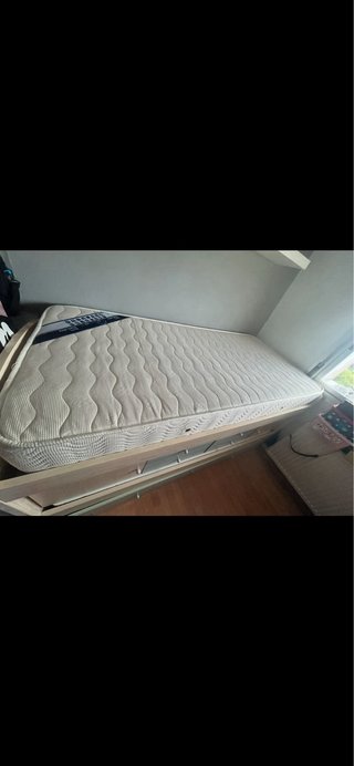 Cama nido de madera con cajones
