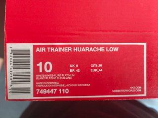 Nike Air Huarache Trainer Low Blancas