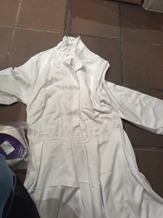 Costume Cosplay 170cm Nero/Bianco Taglia L