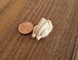 Mini Pollo Asado PVC. Miniatura