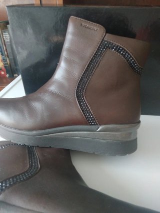 Botines Stonefly Marrones Mujer