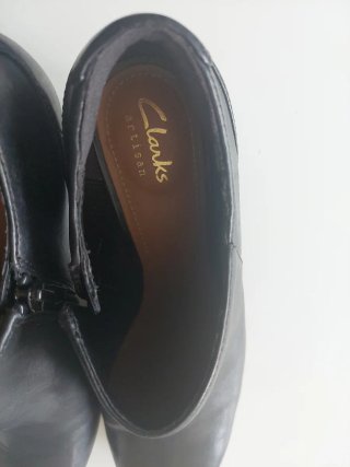 Botines Clarks Mujer Talla 37.5 Negros