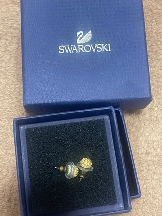 Pendientes Swarovski Dorados