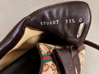 Gucci GG Supreme Piel Marrón Talla 45.5