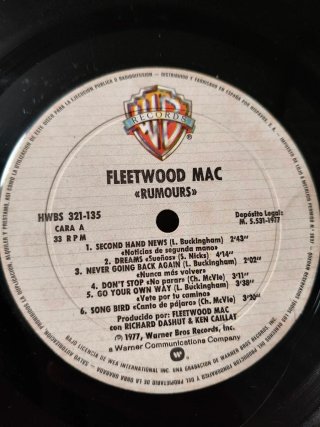 Vinilo Fleetwood Mac - Rumours 1ª Edición