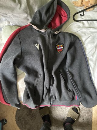 Chaqueta Macron Gris y Roja