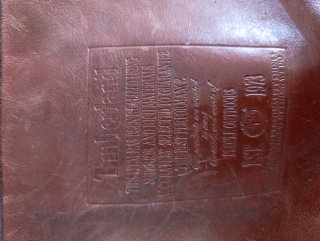 Borsa pelle Timberland vintage marrone